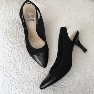 Cap toe heels, casual, sling back, kitten heels